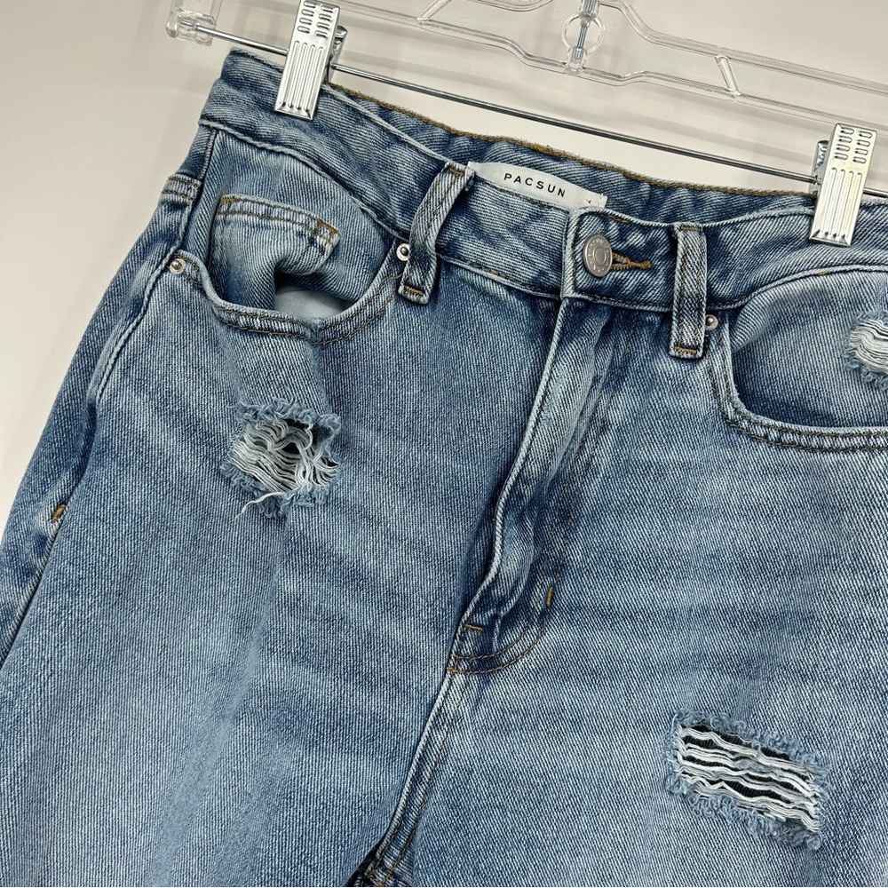 Pacsun Light Blue Ripped 90s Boyfriend Jeans - Picture 5 of 5